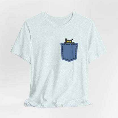 Cat Pocket Tee Boho Wear