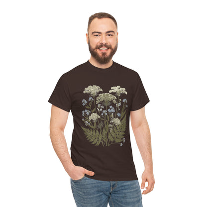 Botanical Art Unisex Heavy Cotton Tee Printify