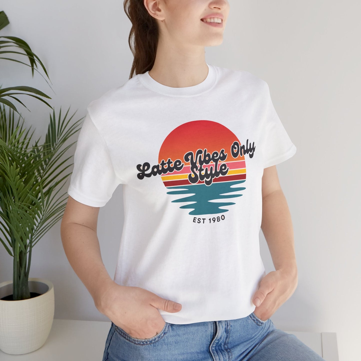Latte Vibes Only T-Shirt Printify
