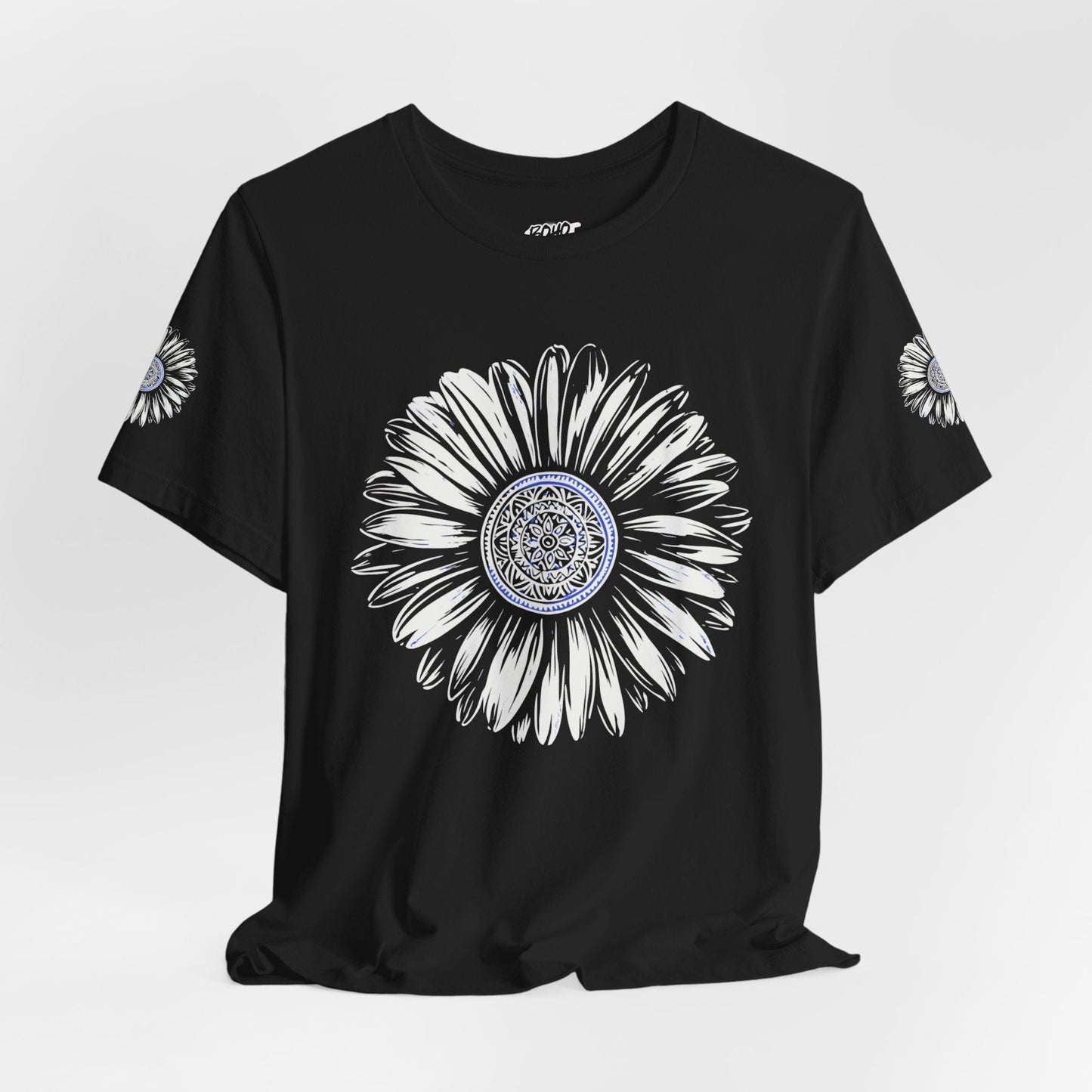 Boho Blue Mandala Tee Printify
