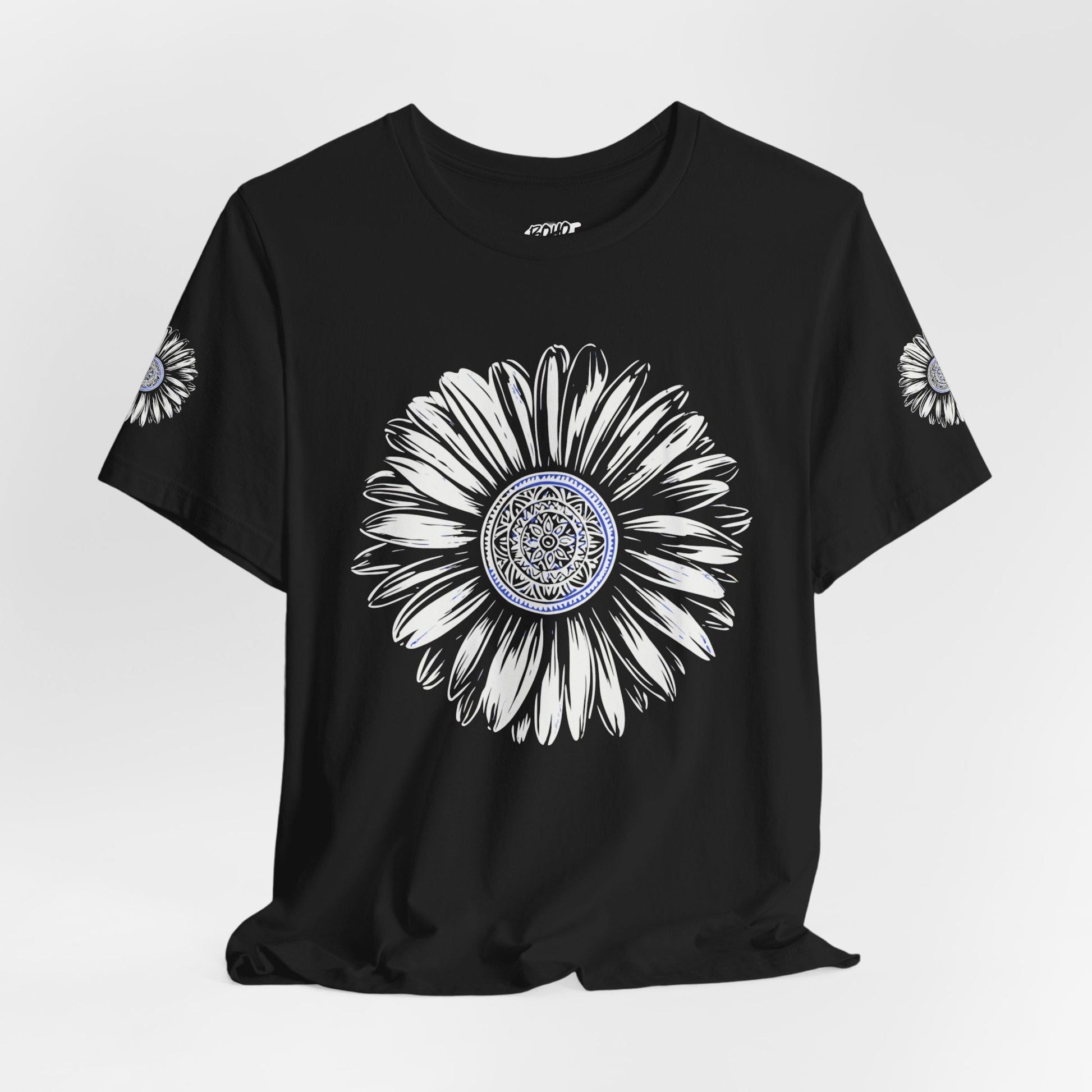 Boho Blue Mandala Tee Printify