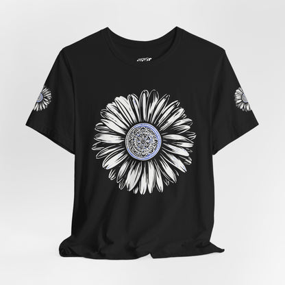 Boho Blue Mandala Tee Printify