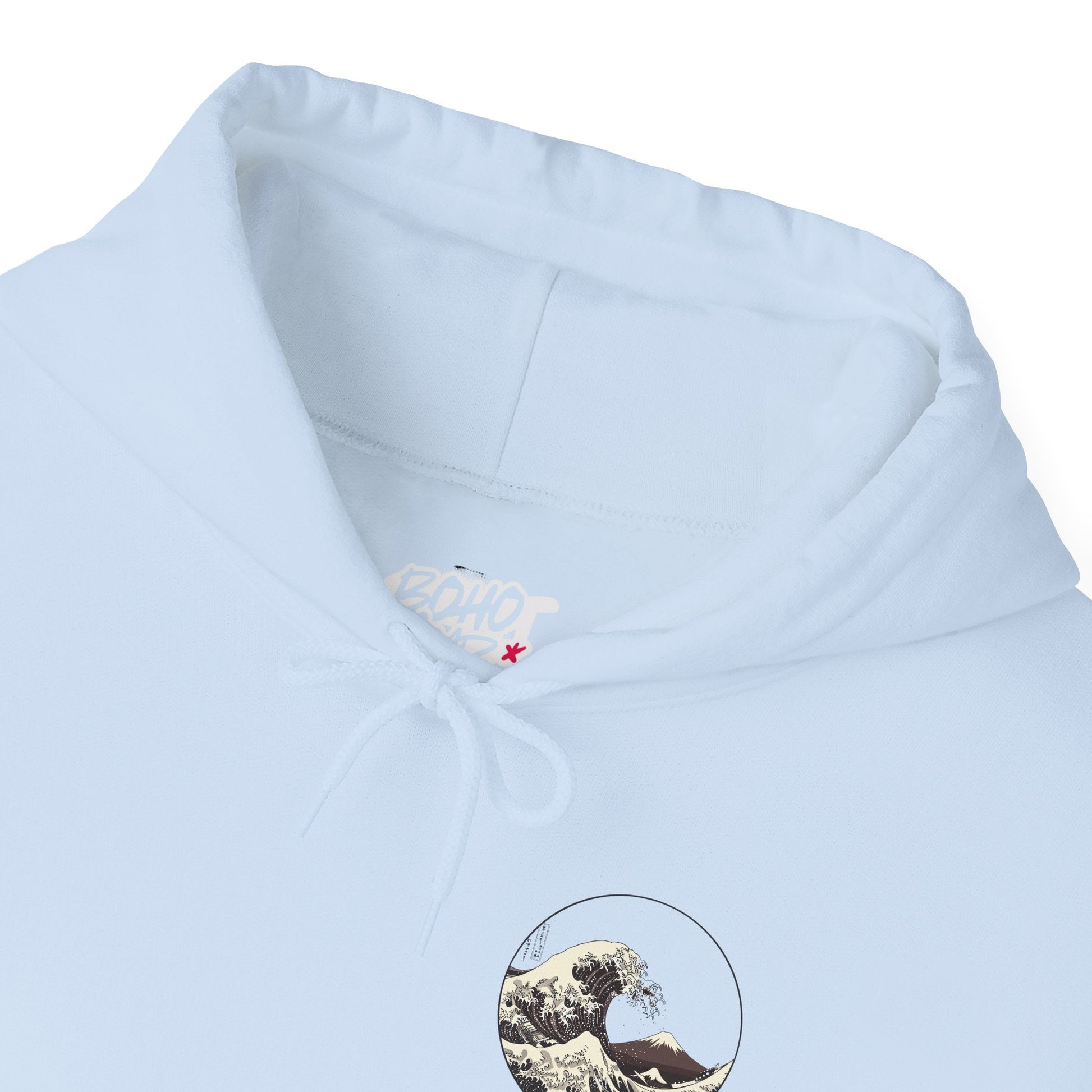 Ocean Wave Graphic Hoodie, Unisex Sweatshirt Gift, Beach Lover Apparel, Cozy Layering, Nature-Inspired Gift Printify