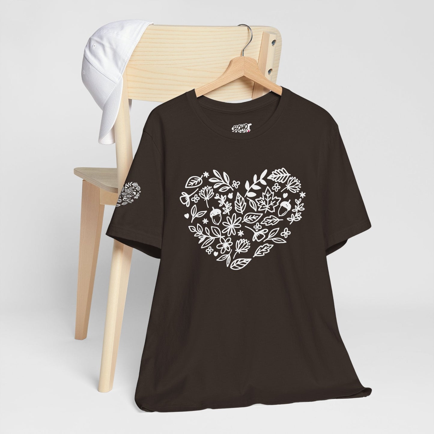 Floral Heart Tee Printify
