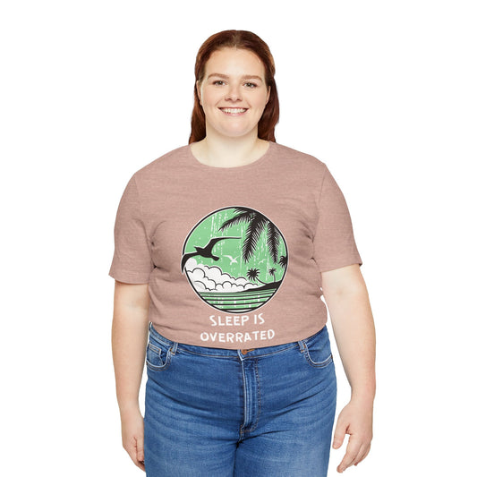 Sleepy Days Unisex Tee: Beach Lovers Printify