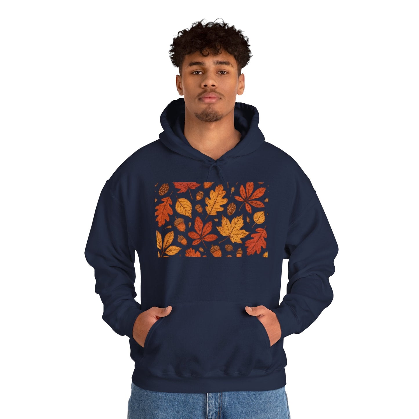 Vintage Autumn Unisex Hoodie Sweatshirt - Pattern Design Boho Wear