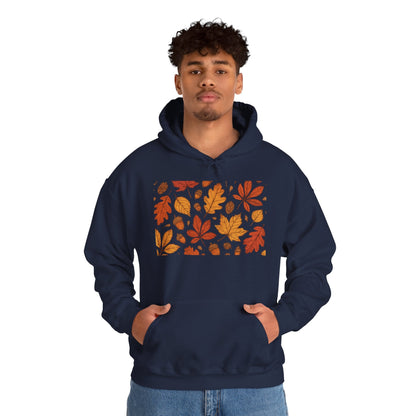 Vintage Autumn Unisex Hoodie Sweatshirt - Pattern Design Boho Wear