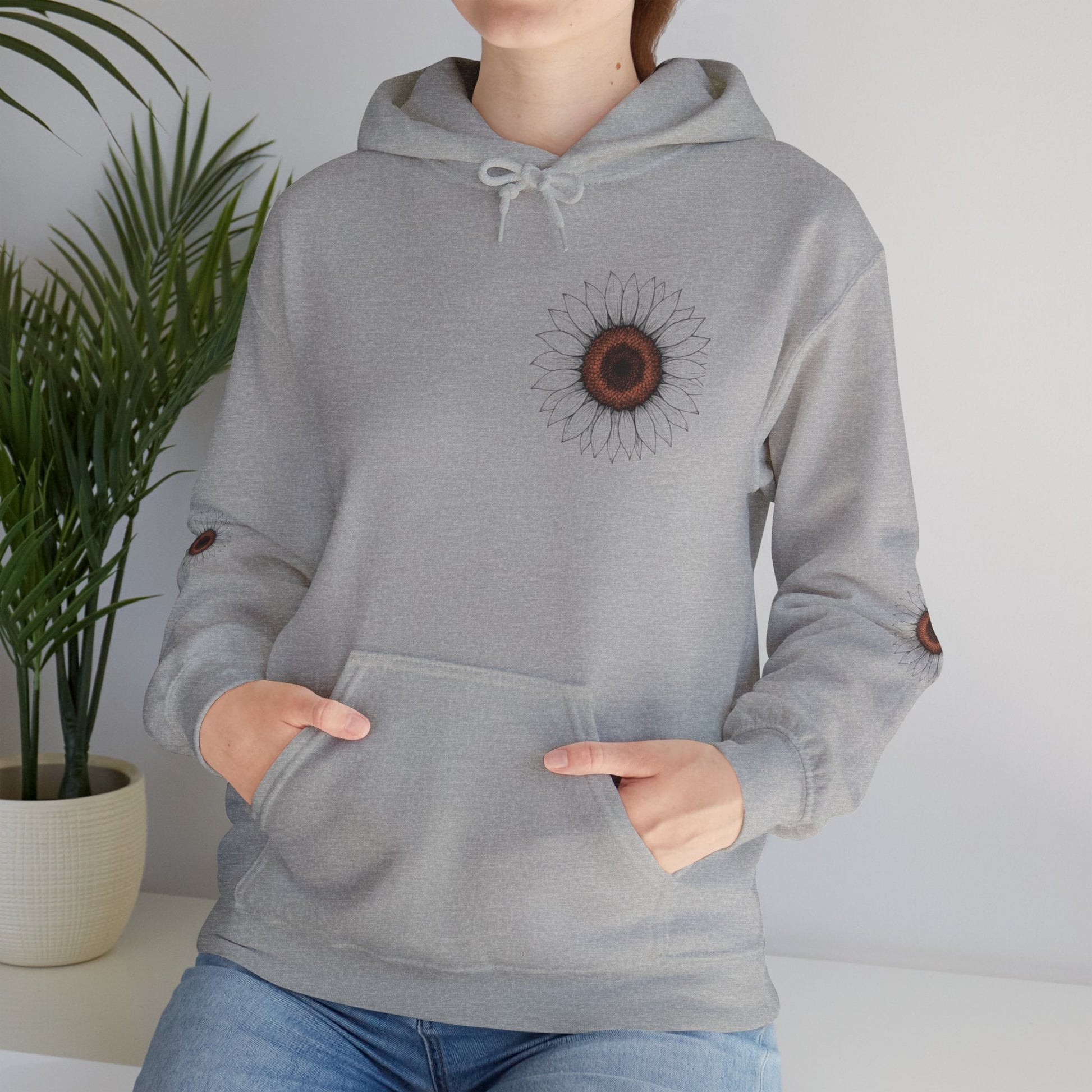 Funny Boho Sunflower Hoodie Boho Wear
