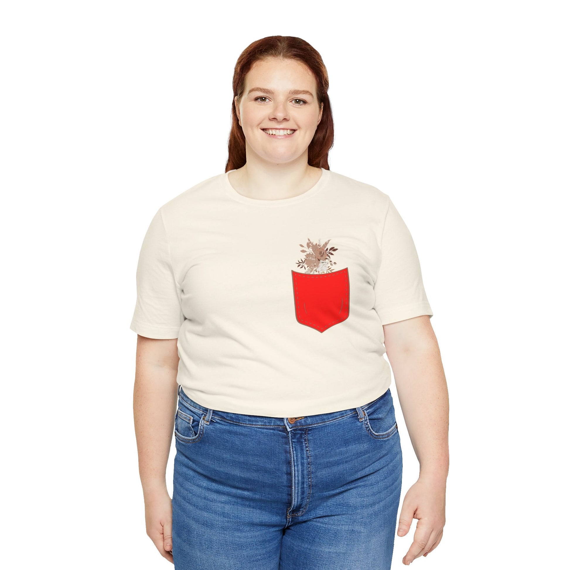 Pocket and Dry Flowers Tee Printify