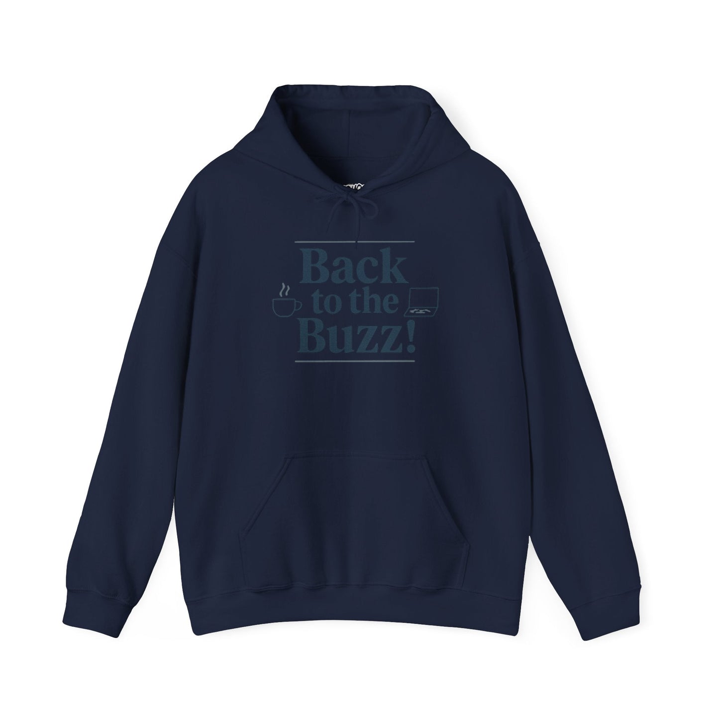 Hooded Sweatshirt - 'back to the buzz' Design Printify