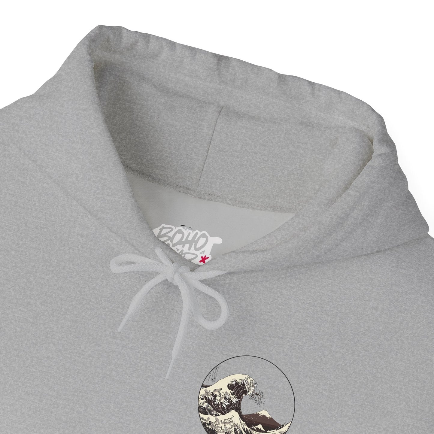 Ocean Wave Graphic Hoodie, Unisex Sweatshirt Gift, Beach Lover Apparel, Cozy Layering, Nature-Inspired Gift Printify