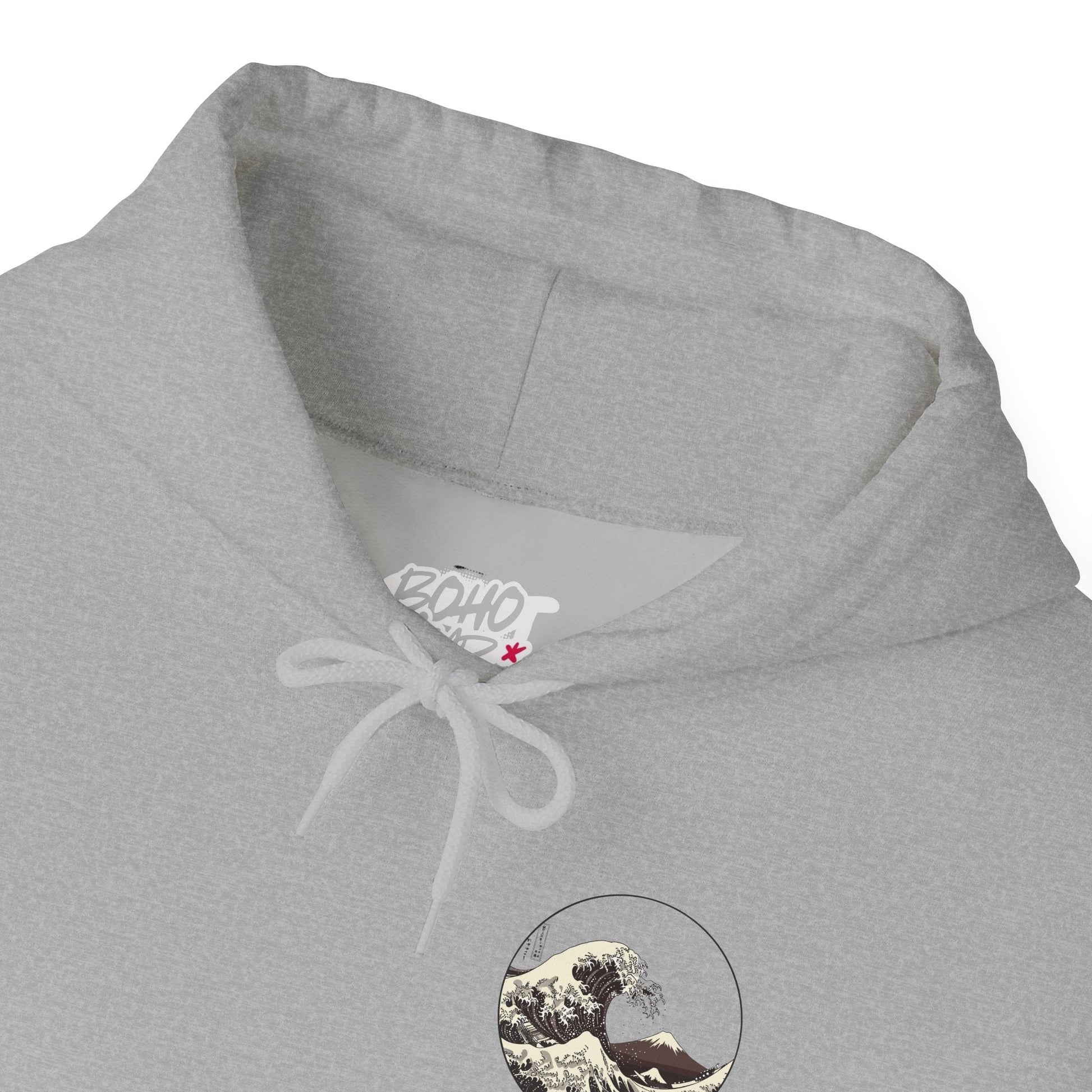 Ocean Wave Graphic Hoodie, Unisex Sweatshirt Gift, Beach Lover Apparel, Cozy Layering, Nature-Inspired Gift Printify