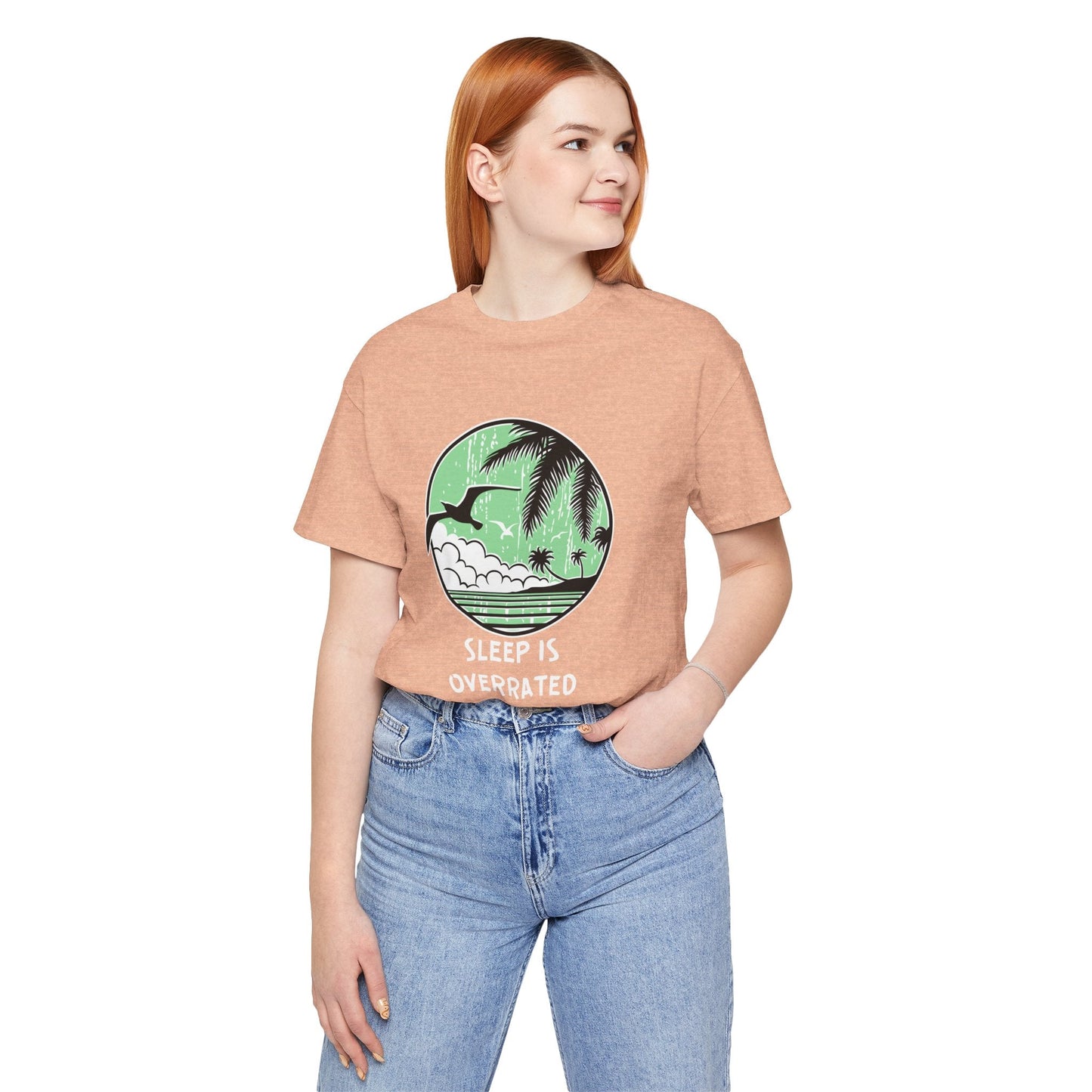 Sleepy Days Unisex Tee: Beach Lovers Boho Wear