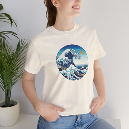 Ocean Wave Graphic Tee - Perfect for Beach Lovers, Summer Vibes, Casual Outfits, Gift for Surfers, Eco-Friendly Fashion Printify
