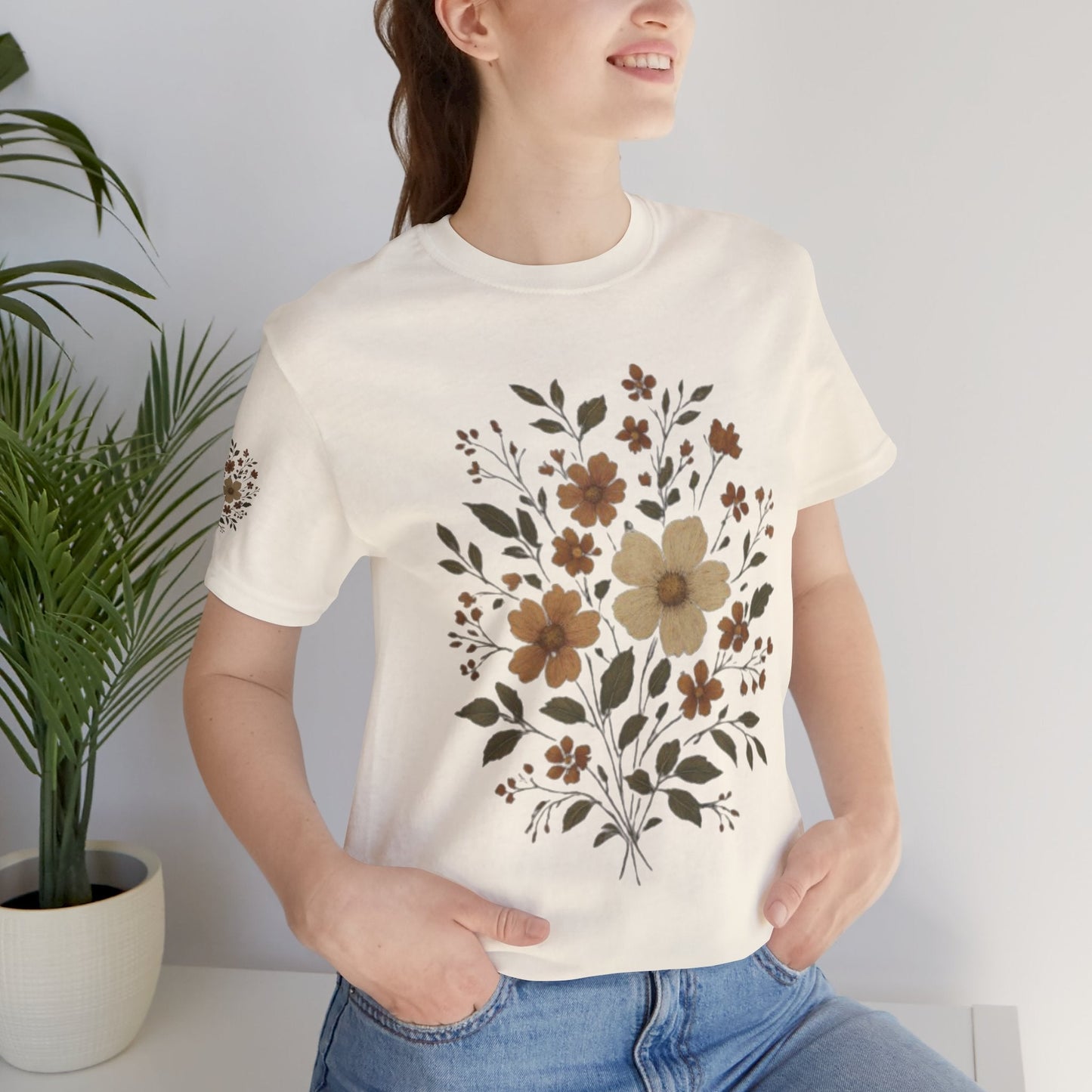Boho Floral Tee Printify