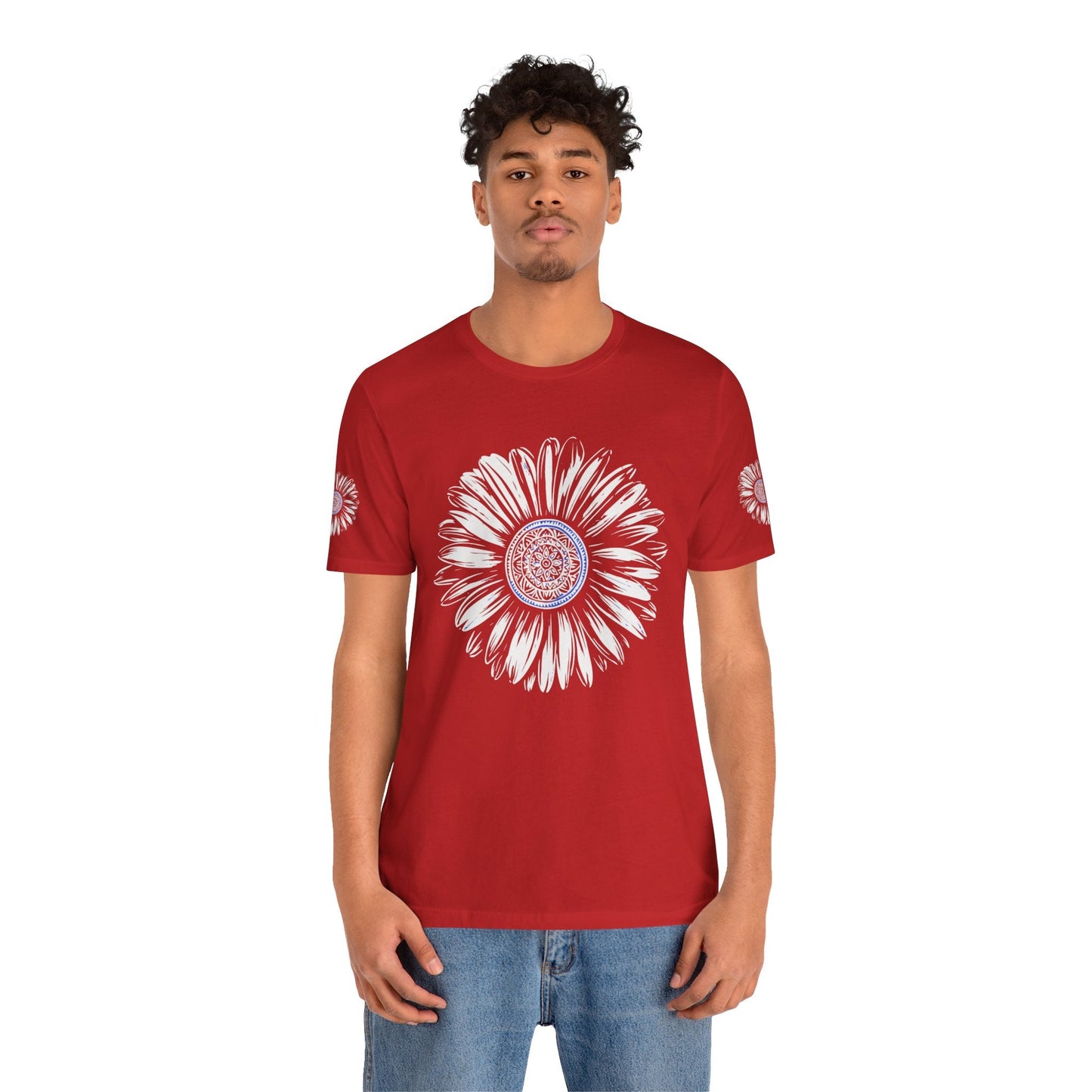 Boho Blue Mandala Tee Boho Wear