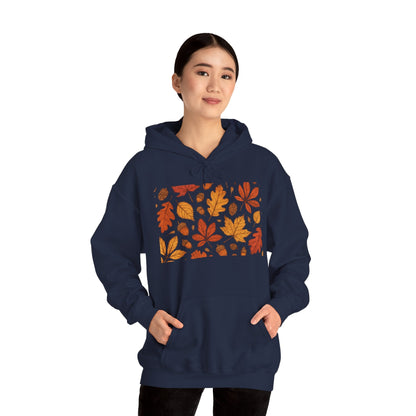 Vintage Autumn Unisex Hoodie Sweatshirt - Pattern Design Boho Wear