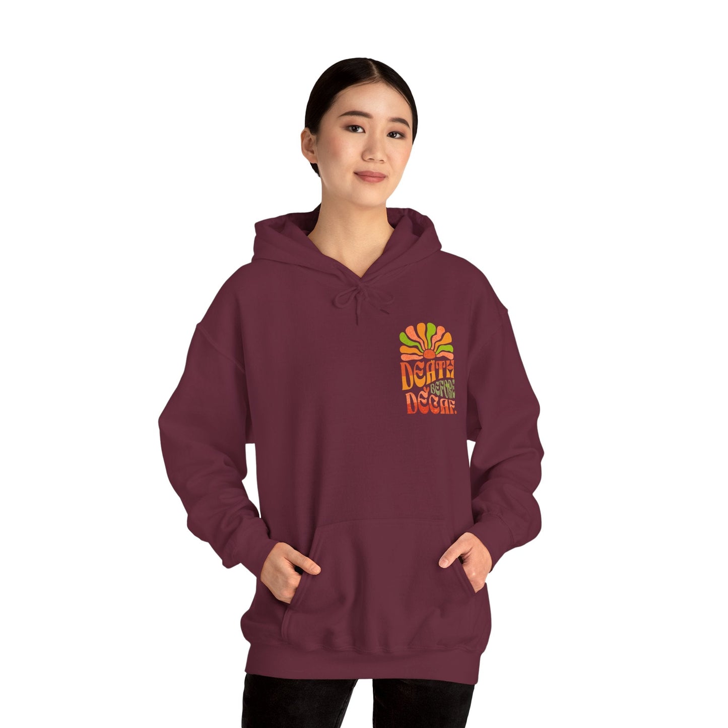 Colorful Retro Hoodie - Perfect for Cozy Days and Celebrations Printify