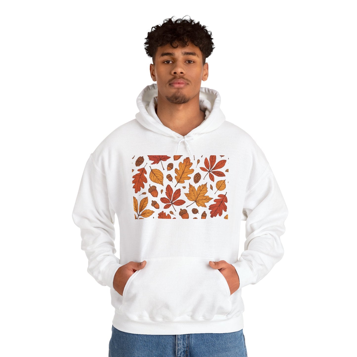 Vintage Autumn Unisex Hoodie Sweatshirt - Pattern Design Boho Wear