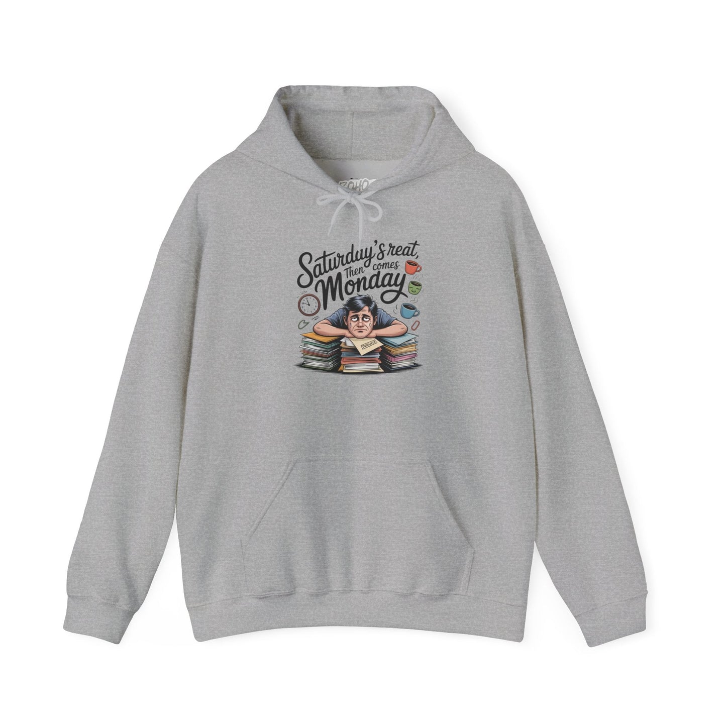 Funny Saturday's Relax Then Comes Monday Hoodie Boho Wear