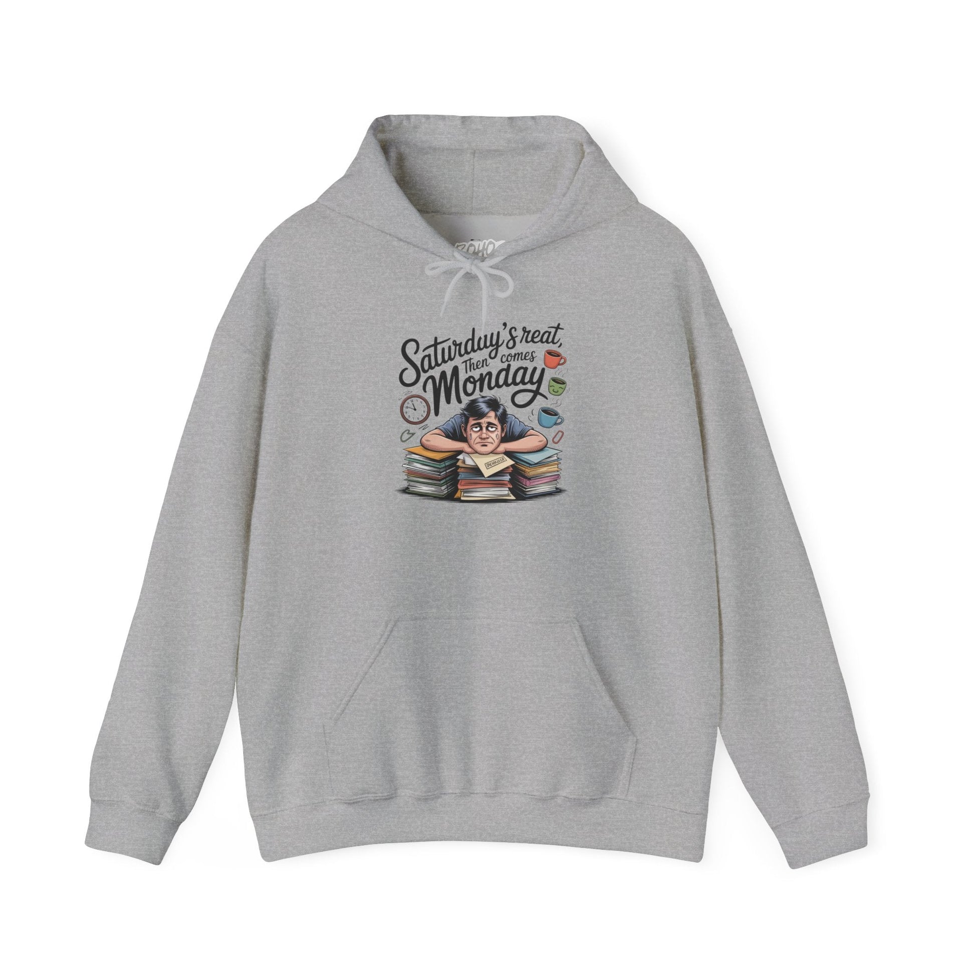 Funny Saturday's Relax Then Comes Monday Hoodie Boho Wear