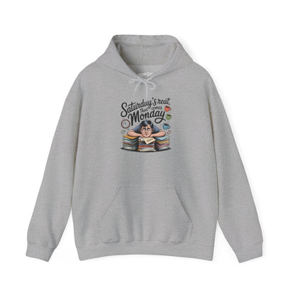 Funny Saturday's Relax Then Comes Monday Hoodie Boho Wear