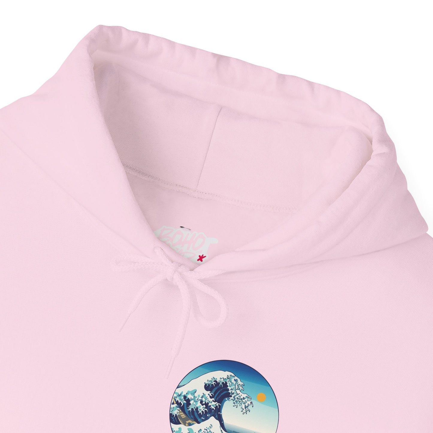 Ocean Wave Graphic Hoodie, Cozy Unisex Sweatshirt, Nature Lover Gift, Beach Vibes Apparel, Art-Inspired Clothing Boho Wear