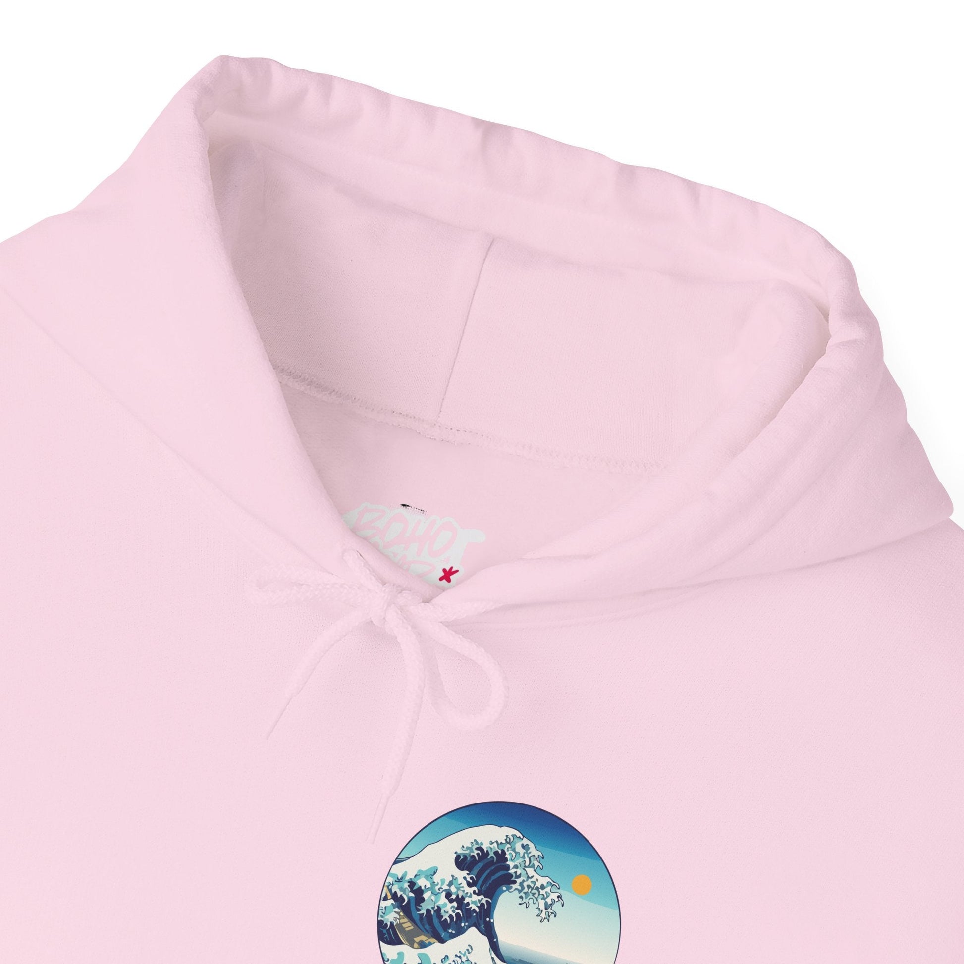 Ocean Wave Graphic Hoodie, Cozy Unisex Sweatshirt, Nature Lover Gift, Beach Vibes Apparel, Art-Inspired Clothing Boho Wear