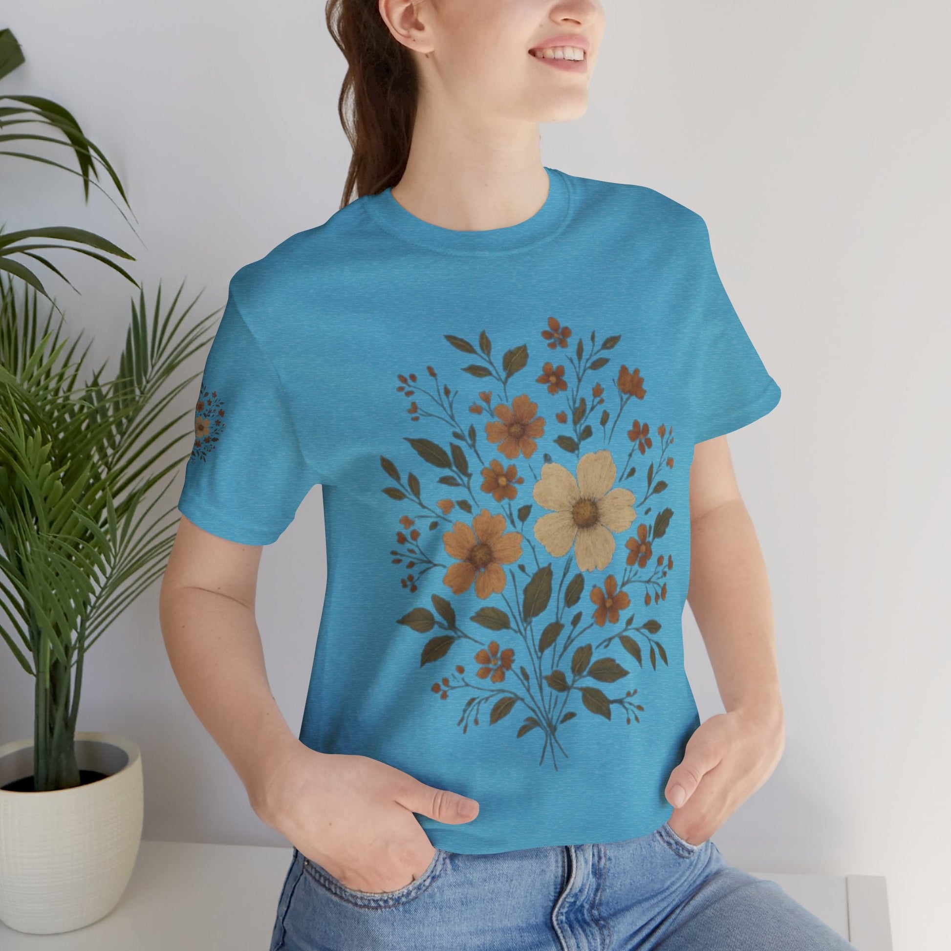 Boho Floral Tee Boho Wear