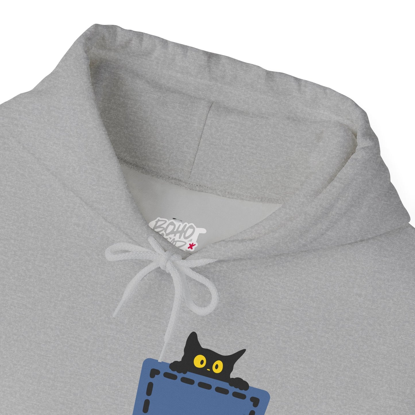 Cat Pocket Hoodie | Cute Cat Lover Gift, Unisex Printify