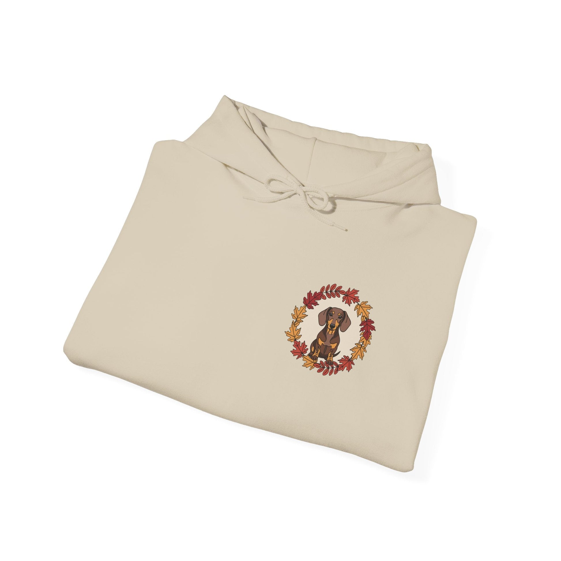 Dog Lover's Autumn Hoodie, Cozy Fall Sweatshirt, Pet Parent Gift, Seasonal Fashion, Unisex Pullover for Dog Owners Printify