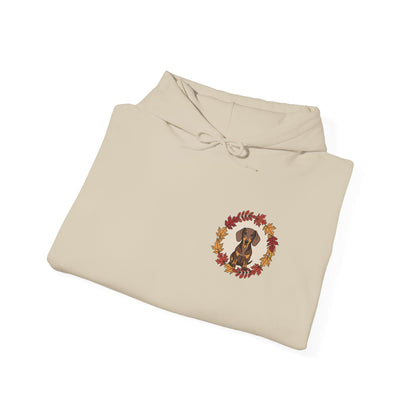 Dog Lover's Autumn Hoodie, Cozy Fall Sweatshirt, Pet Parent Gift, Seasonal Fashion, Unisex Pullover for Dog Owners Printify