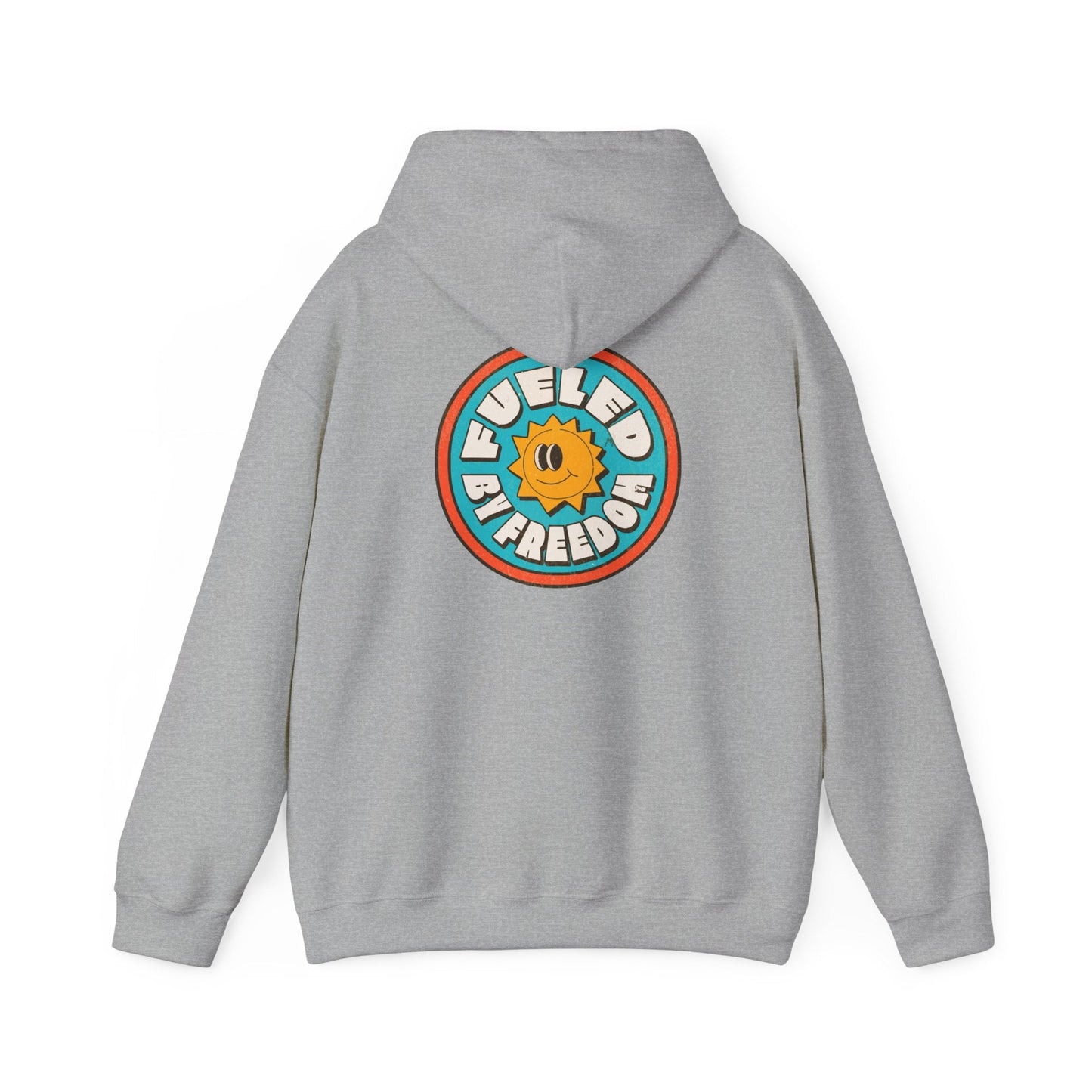 Hooded Sweatshirt Fueled by Freedom Boho Wear