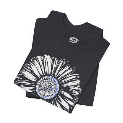 Boho Blue Mandala Tee Printify