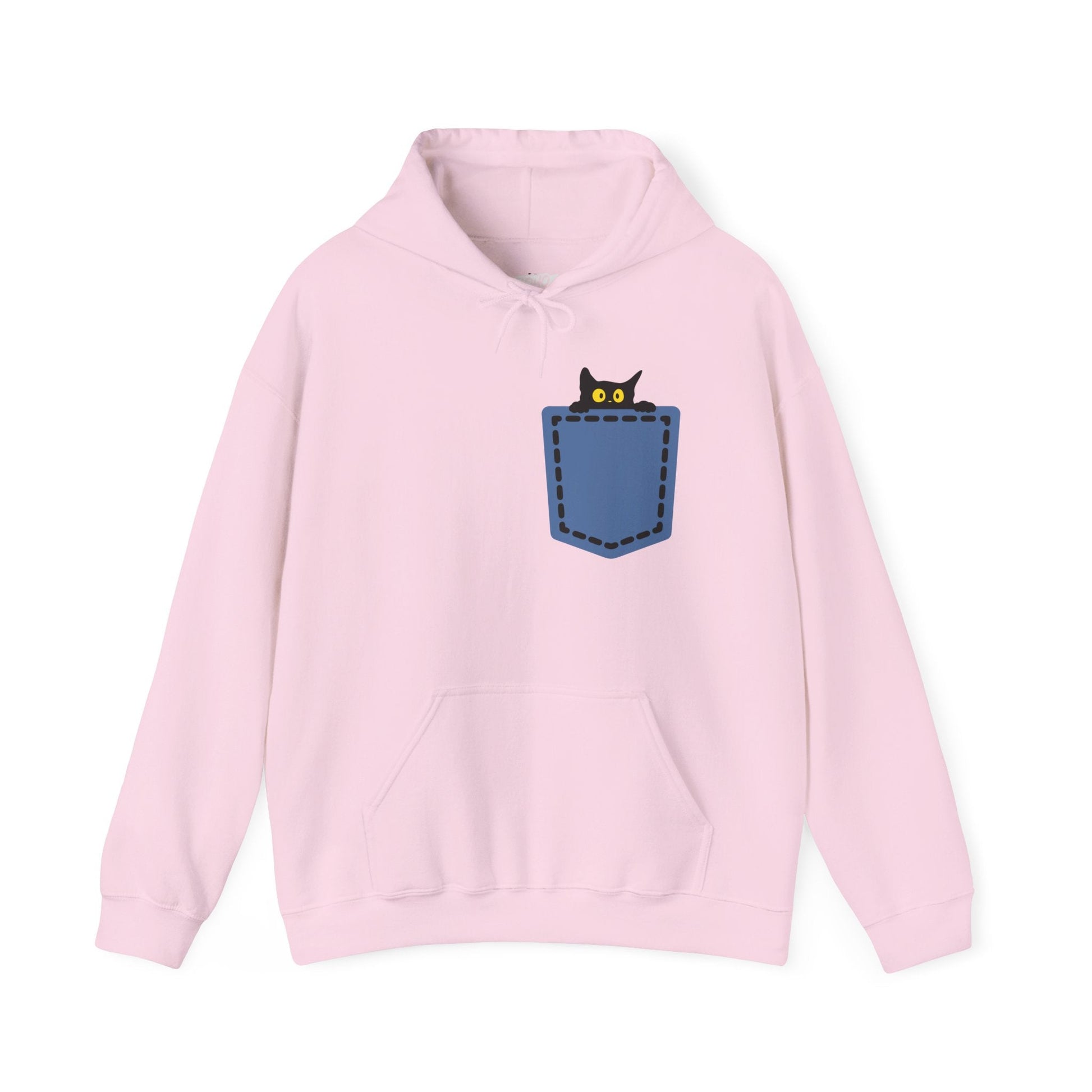 Cat Pocket Hoodie | Cute Cat Lover Gift, Unisex Printify