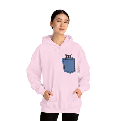 Cat Pocket Hoodie | Cute Cat Lover Gift, Unisex Printify