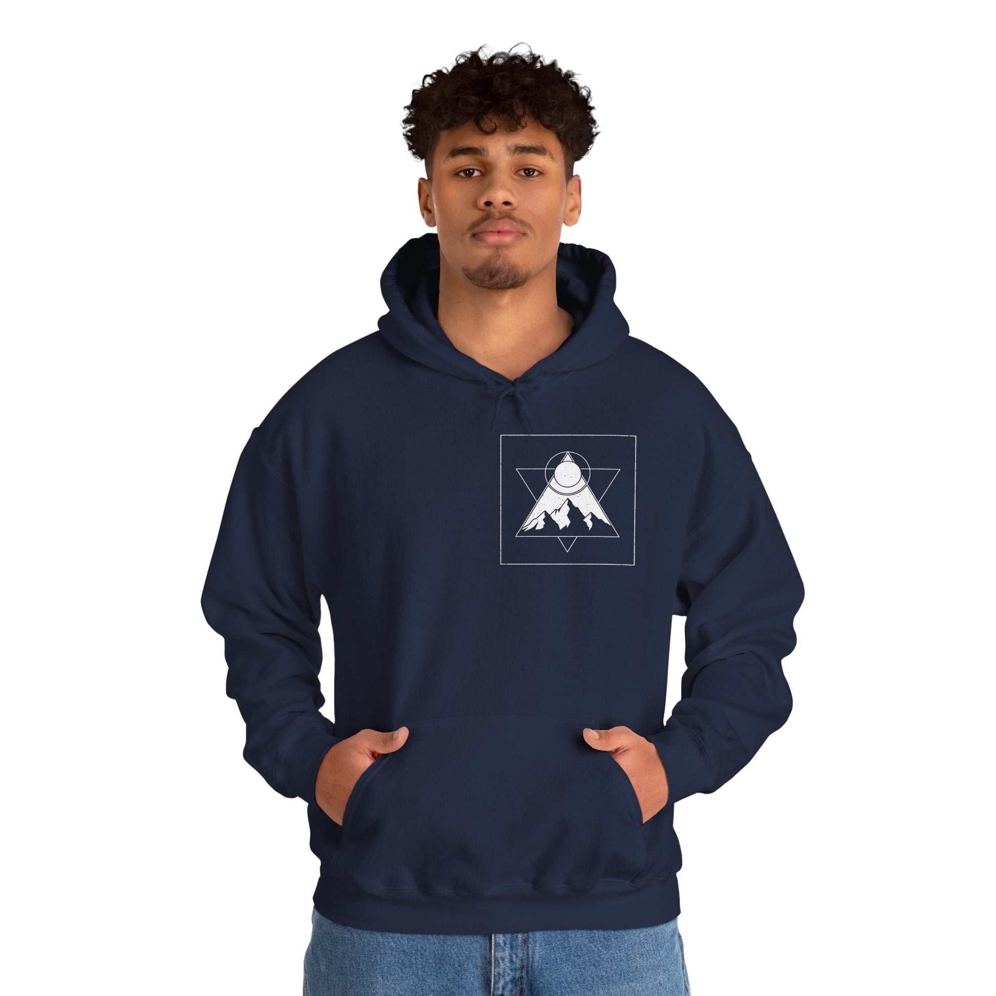 Mountain Adventure Hooded Sweatshirt Printify