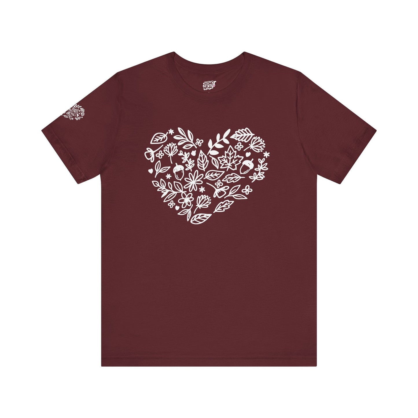 Floral Heart Tee Printify