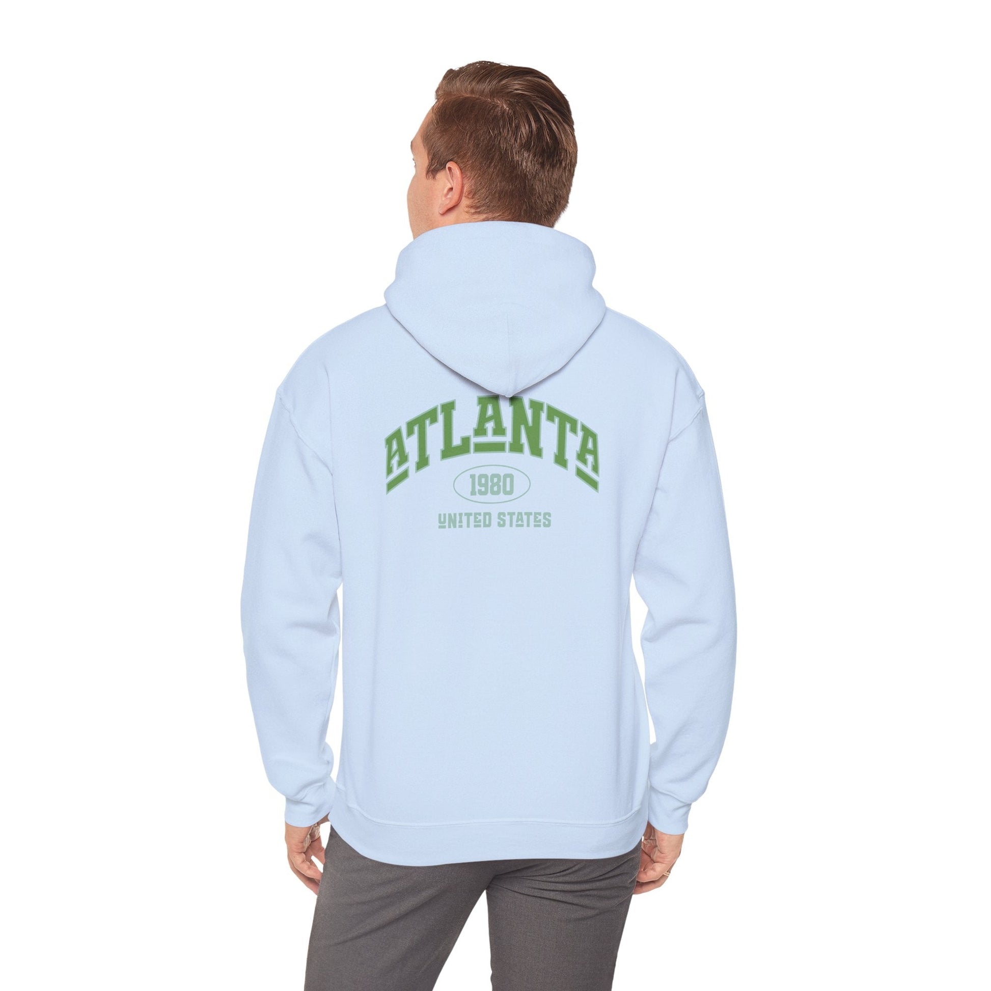 Atlanta Vintage Hooded Sweatshirt - Cozy Casual Wear for Every Occasion, Unisex Sweatshirt, Retro Hoodie, Gift for Atlanta Fans Boho Wear