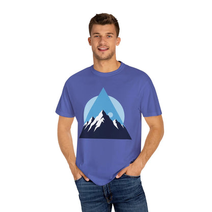 Mountain Adventure Unisex Garment-Dyed T-shirt | Nature Lover Shirt, Outdoor Gift, Hiking Tee, Graphic Tee, Travel Apparel Boho Wear