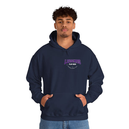 Legends Play Here Hoodie | Unisex Heavy Blend™ Sweatshirt for Gamers, Casual Wear, Friends Gatherings, Cozy Gift Ideas, Unique Style Boho Wear