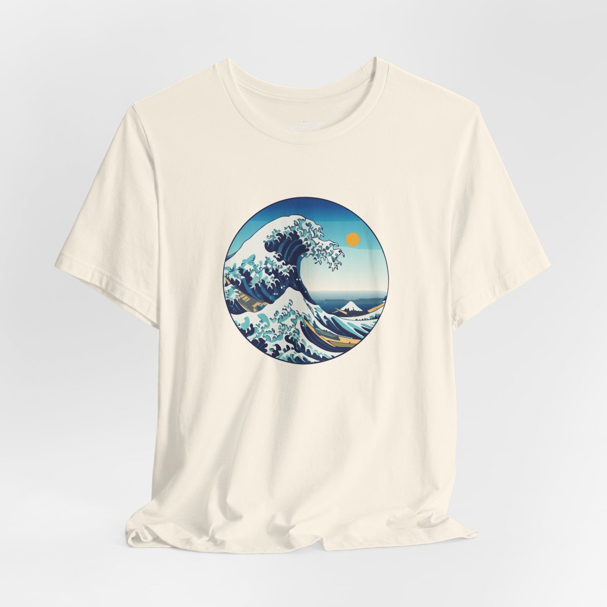Ocean Wave Graphic Tee - Perfect for Beach Lovers, Summer Vibes, Casual Outfits, Gift for Surfers, Eco-Friendly Fashion Printify