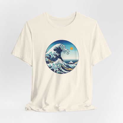 Ocean Wave Graphic Tee - Perfect for Beach Lovers, Summer Vibes, Casual Outfits, Gift for Surfers, Eco-Friendly Fashion Printify
