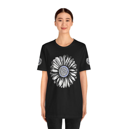 Boho Blue Mandala Tee Printify