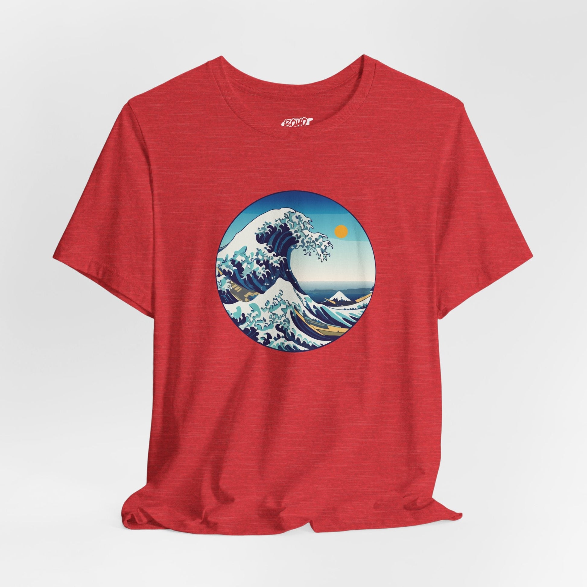 Ocean Wave Graphic Tee - Perfect for Beach Lovers, Summer Vibes, Casual Outfits, Gift for Surfers, Eco-Friendly Fashion Boho Wear