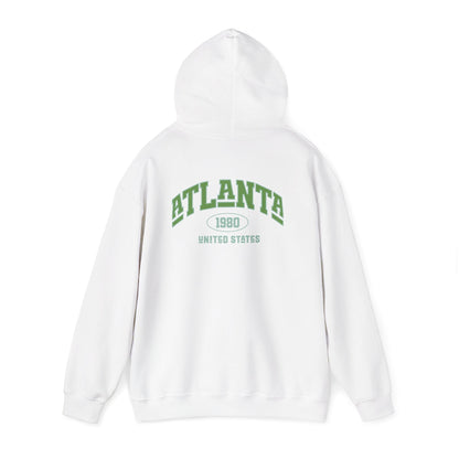 Atlanta Vintage Hooded Sweatshirt - Cozy Casual Wear for Every Occasion, Unisex Sweatshirt, Retro Hoodie, Gift for Atlanta Fans Boho Wear