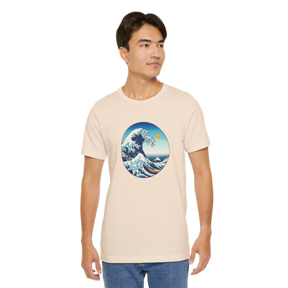 Ocean Wave Graphic Tee - Perfect for Beach Lovers, Summer Vibes, Casual Outfits, Gift for Surfers, Eco-Friendly Fashion Printify