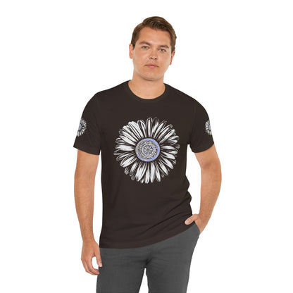 Boho Blue Mandala Tee Printify