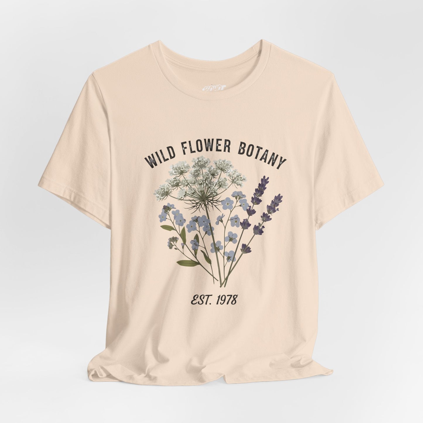 Wild Flower Botany Unisex Tee - Nature-Inspired Floral Shirt Printify