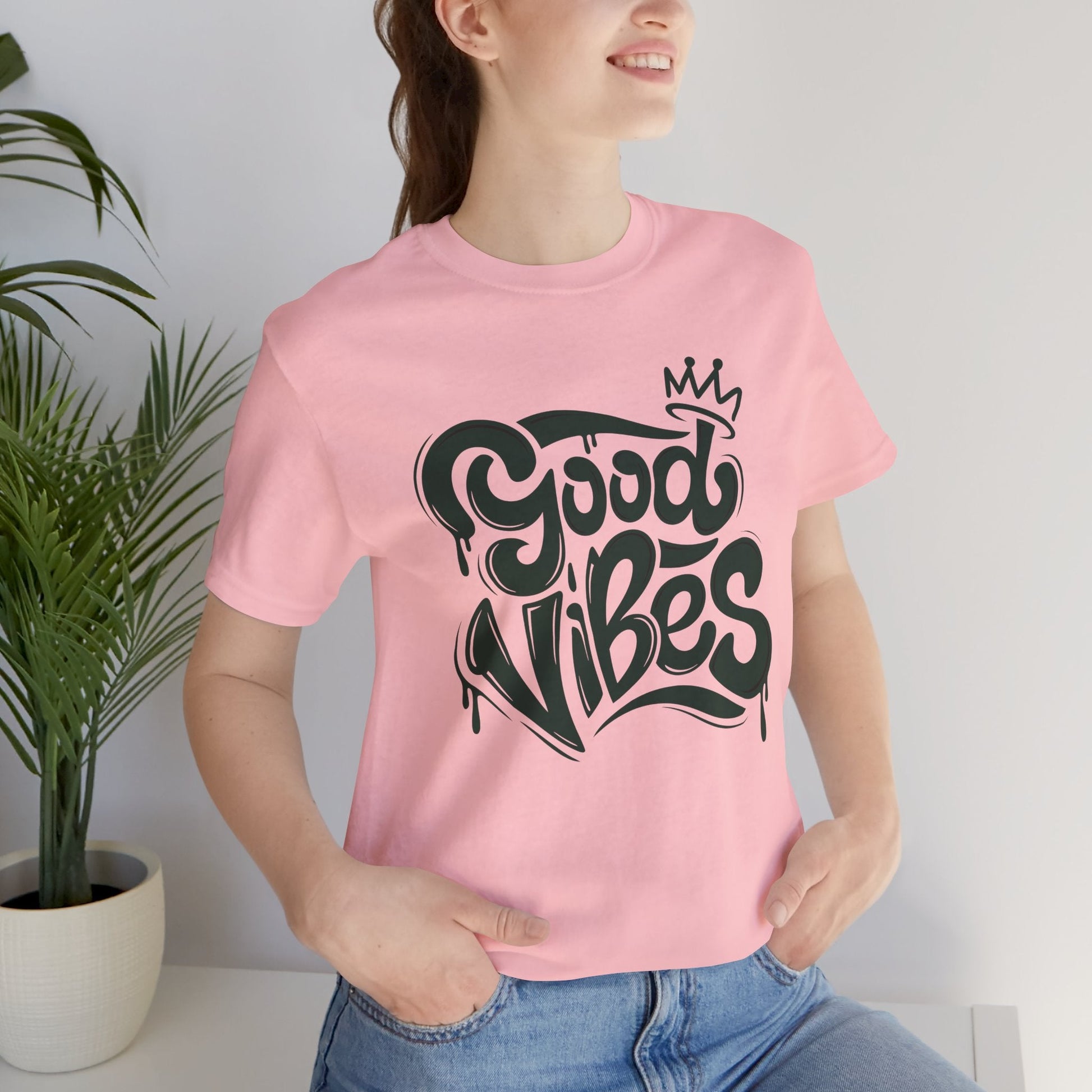 Good Vibes Unisex Jersey Tee Printify